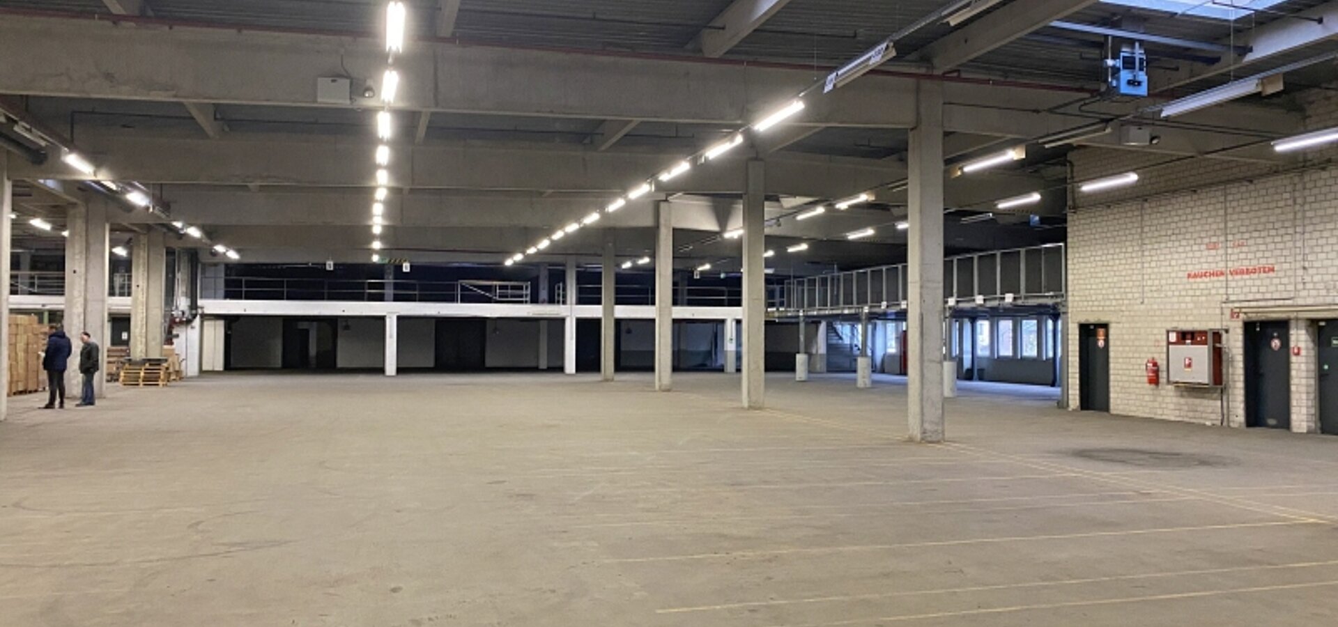 Innenansicht Hallenfl&auml;che