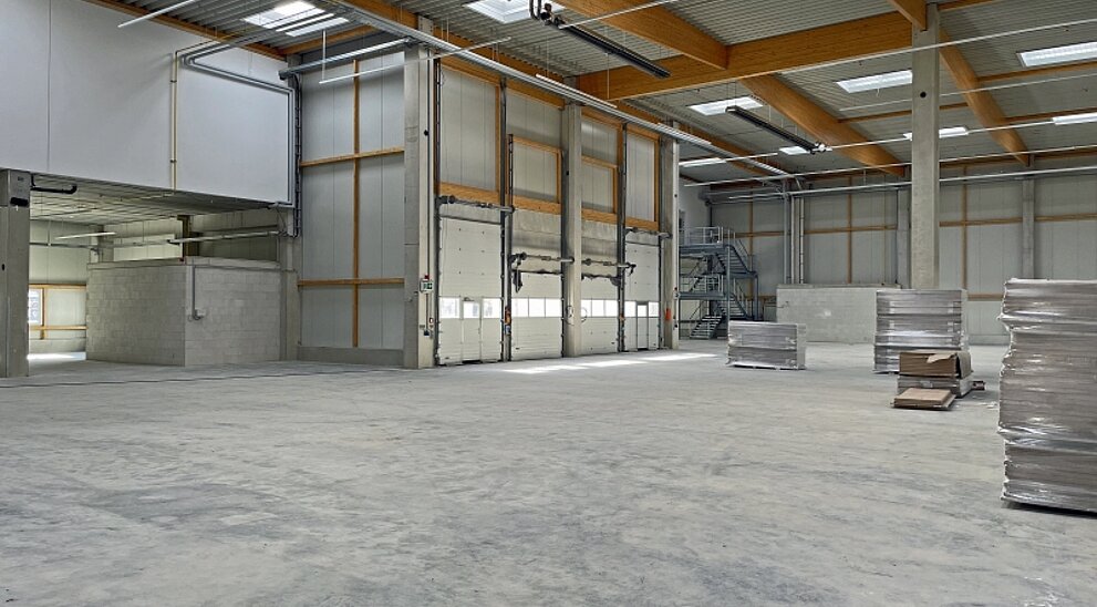 Beispielansicht Hallenfläche